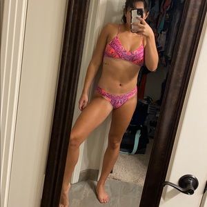 Patterned Bikini Set